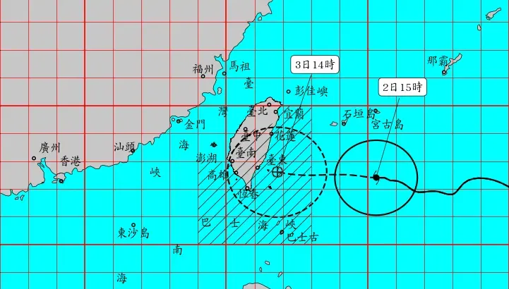 海葵颱風/陸警擴大「增5縣市」！花東入夜雨彈開轟　警戒區一次看