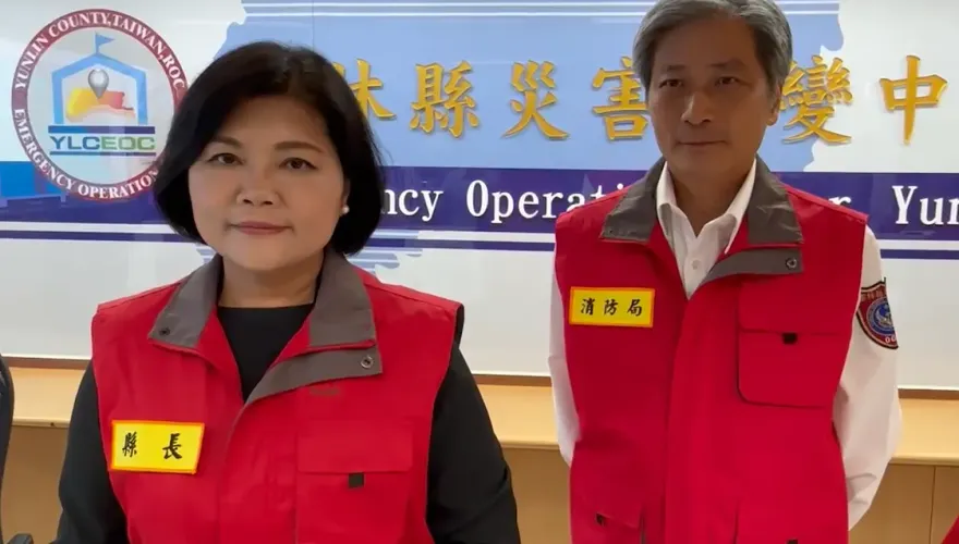 海葵颱風/張麗善勘災體力透支「嘔吐不止」　抱病坐鎮雲林應變中心