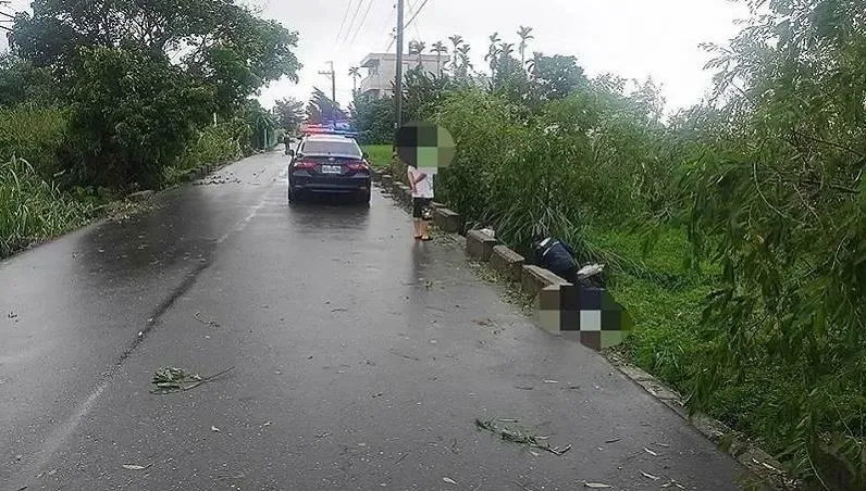 快訊/海葵颱風「首起死亡案件」！台東騎士跌落坡坎喪命