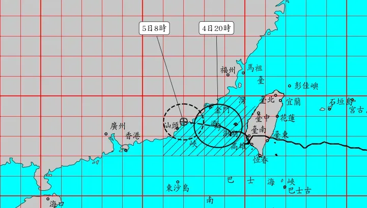 海葵颱風/暴風圈19:05脫離本島！澎湖金門仍陸警　中部以北豪大雨