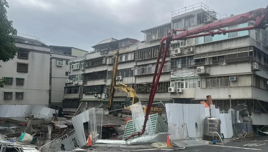 大直新建案害民宅慘塌！基泰建設認「施工不慎」：絕不卸責