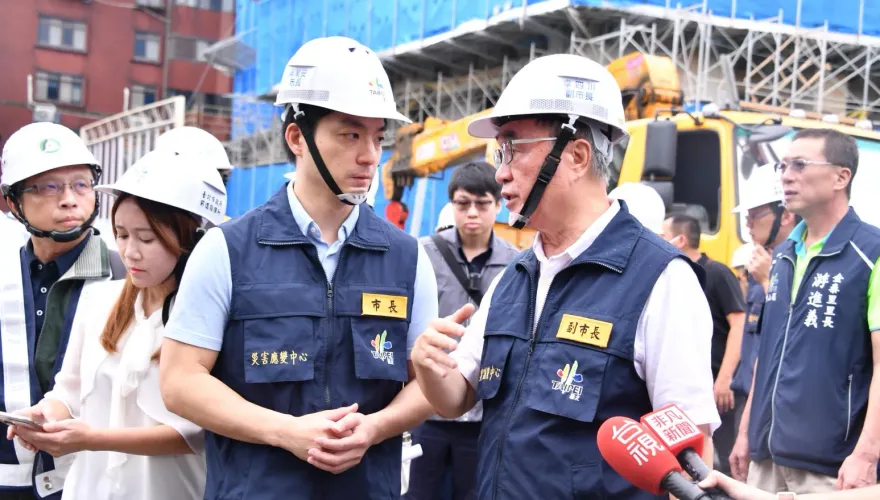 大直民宅坍塌...蔣萬安曝出事建商1要命疏失！