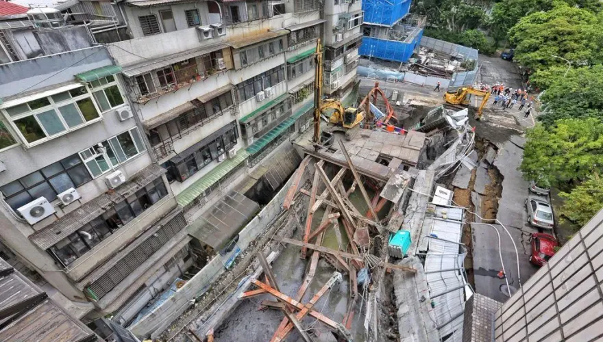 建案工程釀大直民宅塌陷　李彥秀批：北市府草率、建商施工也有問題！