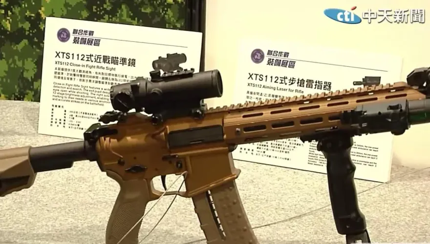 2023台北航展/國造新式XT112步槍、TS110式熱像瞄準鏡　航太展首度亮相