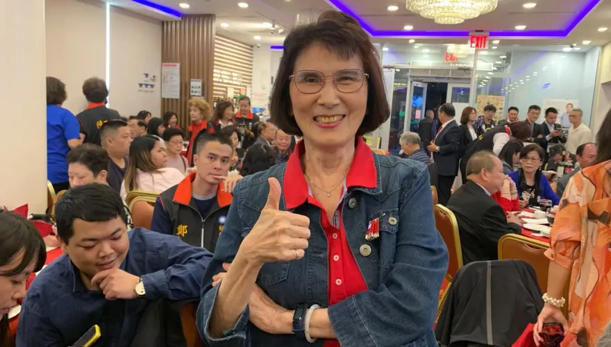 影/侯友宜紐約僑宴湧入數百人！馬英九二姐出席力挺喊：越看越可愛