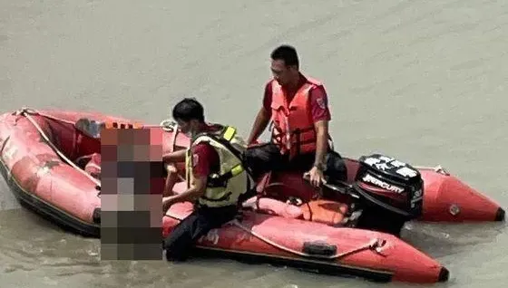 快訊/台南麻善大橋「1男落水」！消防員吊掛下艇緊急搶救