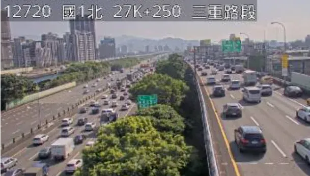 快訊/國1北上三重段「追撞」事故！占用中內線