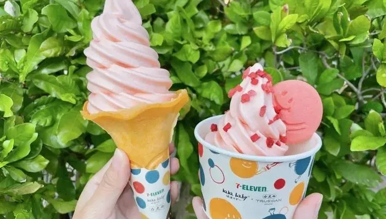 少女心噴發！7-11新品「蜜桃霜淇淋」連5週買1送1　搭配聯名餅乾可愛加倍