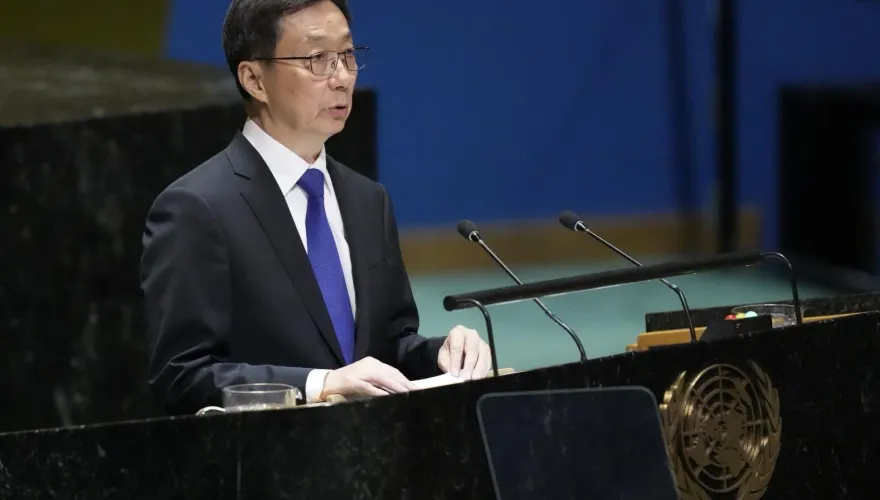 韓正聯大發言控「少數國家濫施非法單邊制裁」　籲勿低估對台主權決心