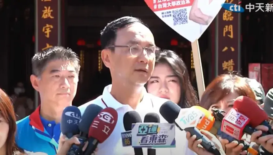 影/士林北投立委3腳督傳「藍營高層叫侯漢廷選到底」　朱立倫：不可能吧！？