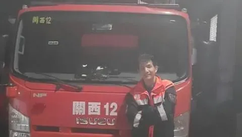 屏東高爾夫球具廠大爆炸/哀悼勇消賴俊儒殉職　關西分隊永遠留位子給你