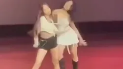 火辣女學生熱舞「渾圓右乳抖彈出」！跳完才收奶　台下觀眾全看光