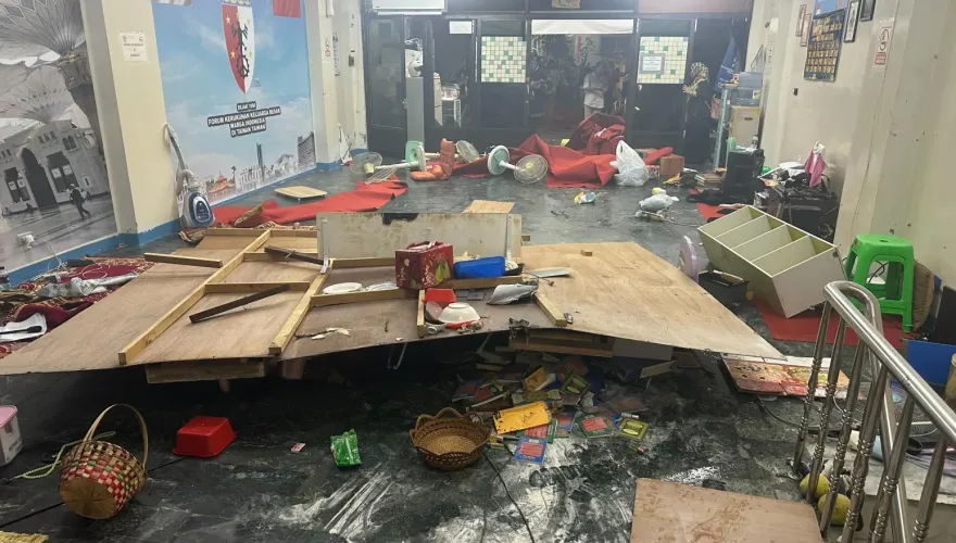 影/氣爆瞬間畫面曝！台南民宅氣爆釀8人傷　移工否認煮東西釀災