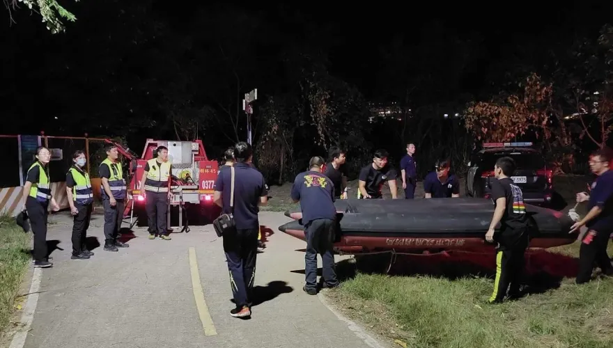 影/新北樹林移工大漢溪捕魚溺水　20小時搜救尋獲已成冰冷遺體