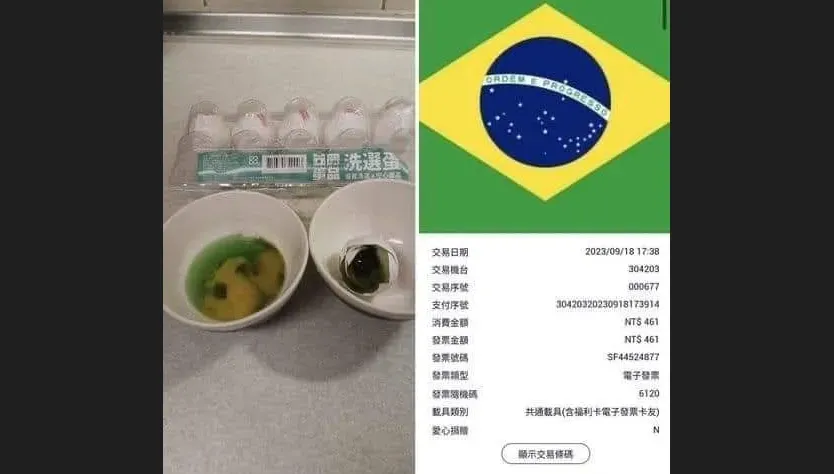 民眾疑買到巴西雞蛋「綠色+黑色」　高雄市衛生局急抽查！結果出爐