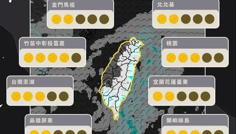 沒颱風卻水氣多！全台中秋「賞月指數」曝　一圖看懂月亮露臉機率