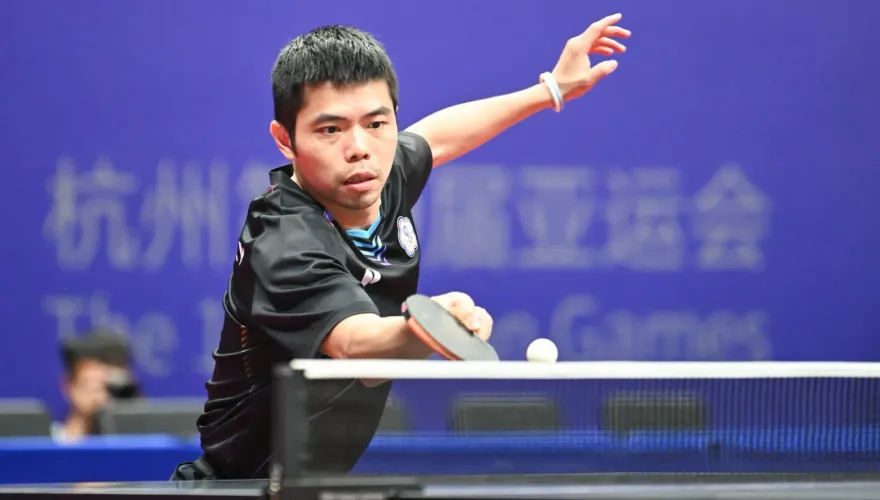 杭州亞運/還是一尾活龍！42歲莊智淵男雙、男單都速勝　叩關16強