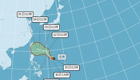 「小犬颱風」直接影響台灣！恐伴東北季風猛襲台　東北部、北部「風雨特大」