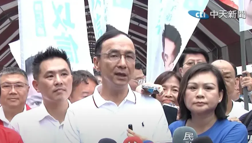 影/「藍白合」民調輸的退選？朱立倫強調「堆疊善意」　先從立院開始