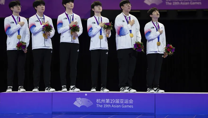 影/杭州亞運/《英雄聯盟》南韓隊「五戰五勝」！擊敗中華隊摘金選手「全員免役」