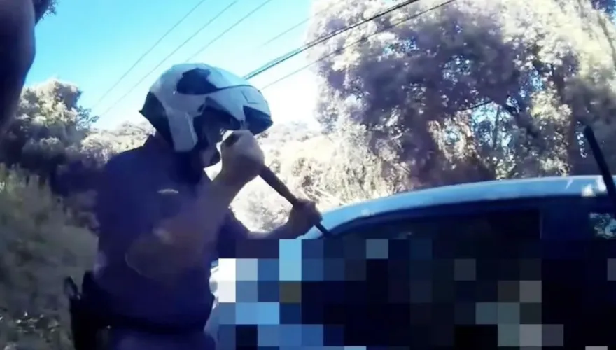 影/北投山路上驚見男子尋短！警急破車窗救人　報案妻淚謝阿sir