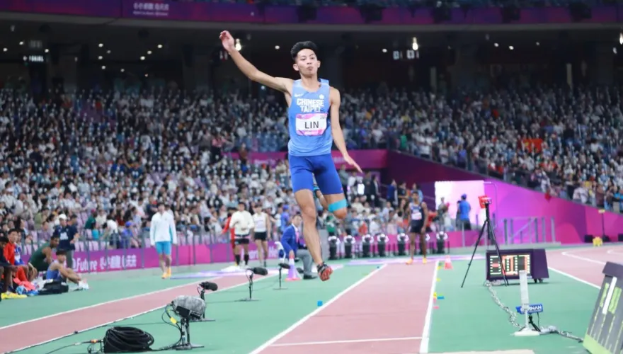 杭州亞運/今年破跳遠全國紀錄　林昱堂第五名作收「賽後有感而發」