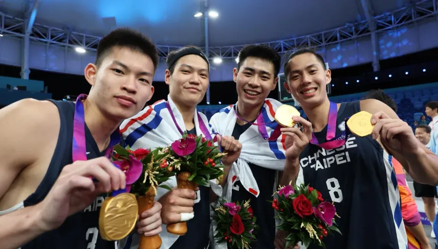 杭州亞運/滑輪溜冰金包銀、男籃3X3神奇摘金！中華1日進帳2金1銀5銅　獎牌榜排第7