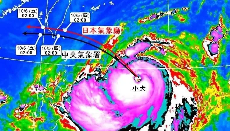 快訊/最快今晚海警！小犬「睜大眼」恐變強颱　周四恆春或台東登陸