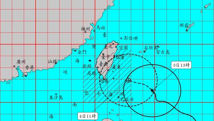 小犬颱風/「3地區」風力達標有望颱風假！預測宜蘭雨量全台第一