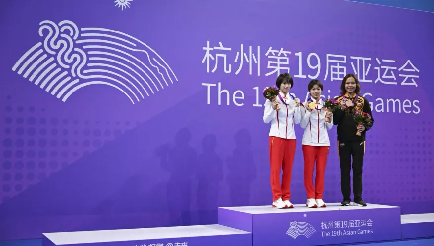 杭州亞運/神仙打架！全紅嬋最後一跳94.40分　逆轉陳芋汐奪金