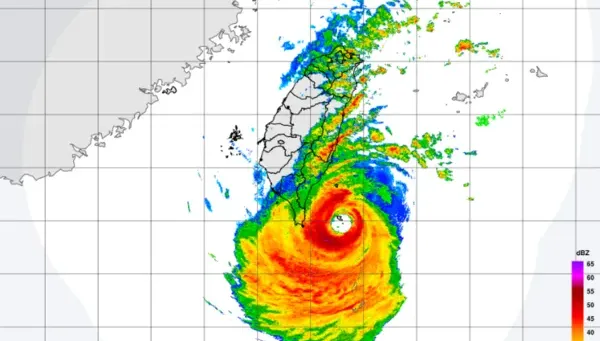 小犬颱風/小犬變瘋狗吹壞風速計！蘭嶼陣風「每秒95.2m」破台氣象史紀錄　氣象署恐發國家警報