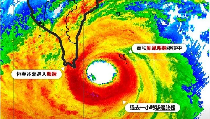 小犬颱風/颱風假拉長？減速繞台橫掃恆春　專家憂「想壞壞」