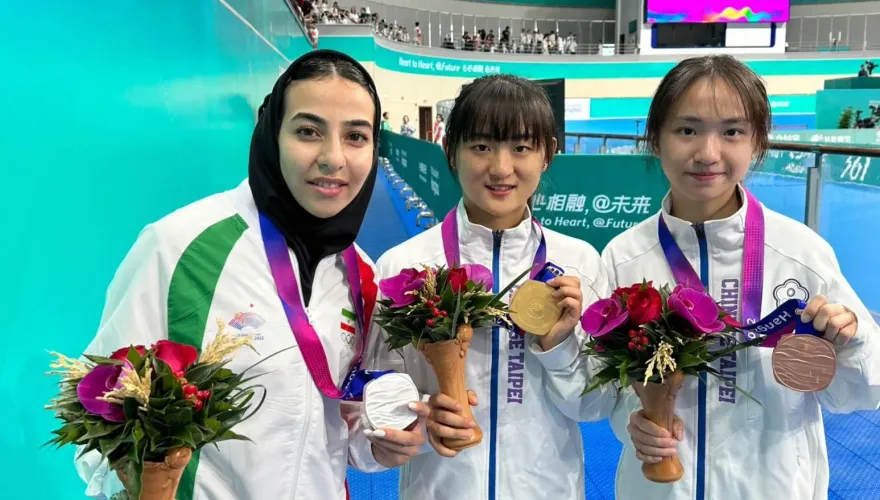 杭州亞運/13金出爐！滑輪溜冰女子自由式速度過樁　劉巧兮、丁于恩「金包銅」