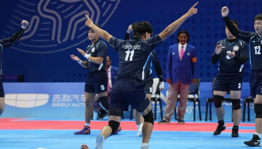 杭州亞運/首度參賽就奪銅！中華男子卡巴迪不敵伊朗　銅牌確定