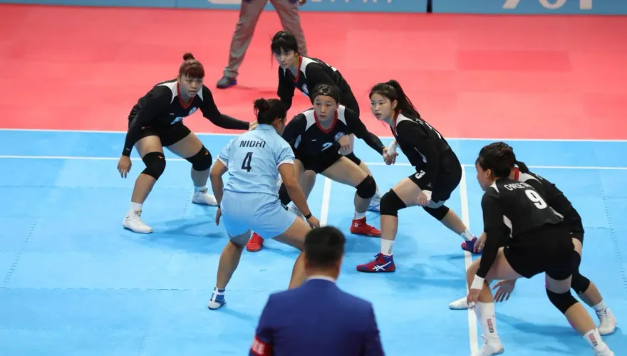 杭州亞運/超可惜「就差1分」！中華女子卡巴迪隊抱憾摘銀　仍創隊史新猷