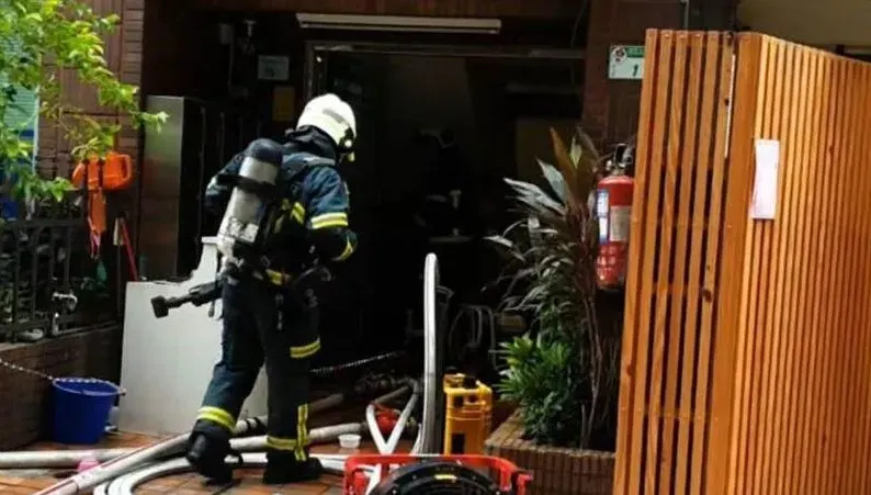 快訊/北市中山區大樓地下室火警　汽車引擎自燃竄濃煙