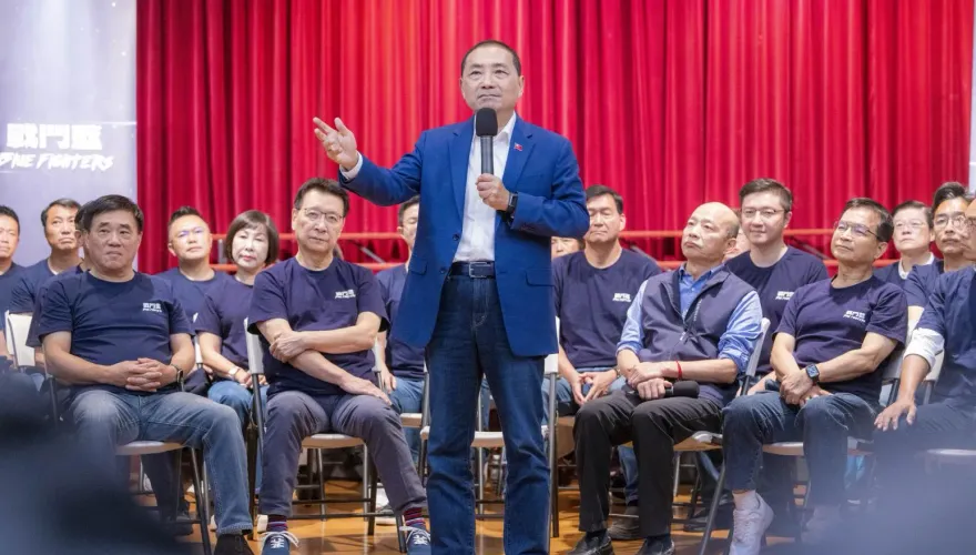 影/戰鬥藍集結！　韓國瑜高喊：侯友宜高票當選