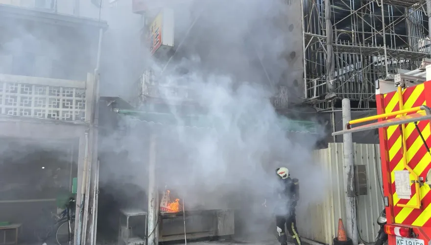 快訊/彰化90年肉圓老店驚爆火警！濃煙竄天員工急逃　肉圓剛炸好全變泡沫