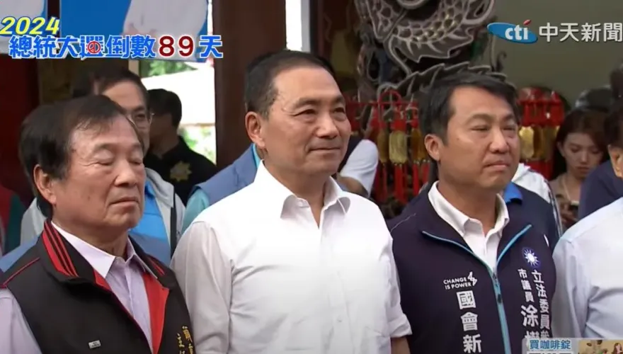 影/侯友宜狠酸賴清德騙選票：一下抗中保台、一下和平保台「你相信嗎？」