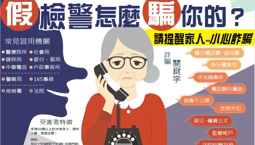 老婦遇假檢警詐騙保單借50萬被騙光　刑事局教你如何防詐