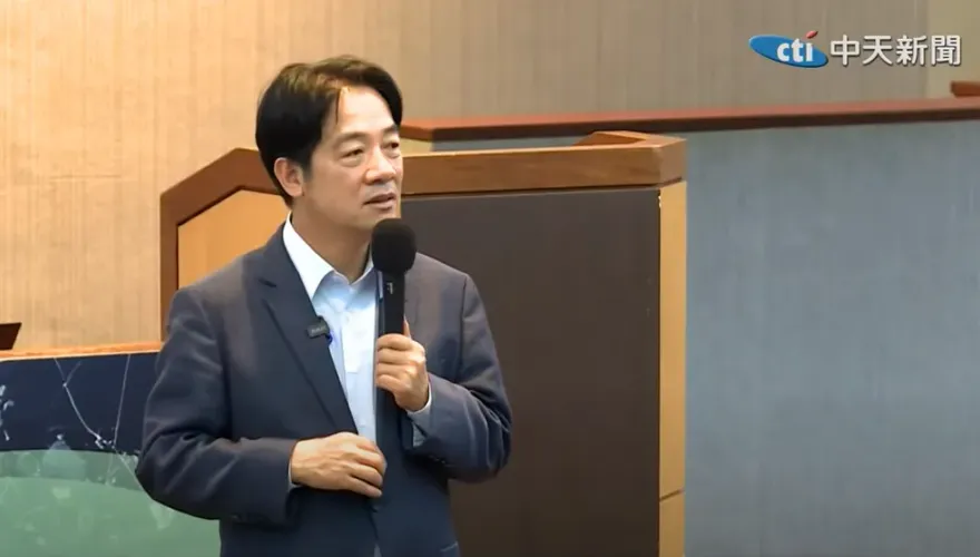 影/民進黨全面執政…被陽明交大生問「為何法案過不了」 賴清德拖在野黨下水