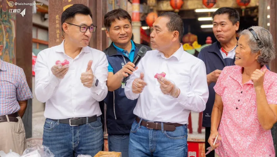 侯友宜到台中拜廟可凝聚正藍軍　港媒：加深與馬英九連結