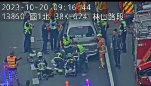 快訊/國1南向林口段追撞車禍！1駕駛昏迷送醫不治