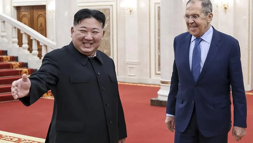 金正恩接見俄外長拉夫羅夫　外界關注普丁何時訪平壤