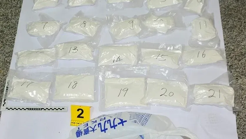 影/嘉義警破獲販毒集團　查扣市值4千多萬海洛因逮5人