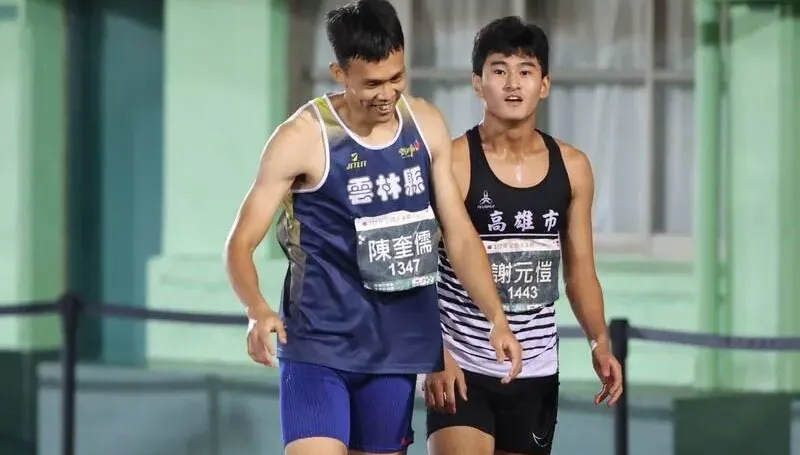 又是0.004秒之差！陳奎儒110公尺跨欄遭謝元愷擊敗　全運會6連霸夢碎