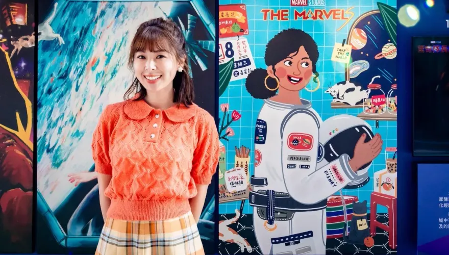 《驚奇隊長2》幕前幕後全女性團隊！邀台藝術家跨界創作「雞排珍奶」入畫