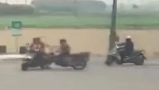 影/才發生死亡車禍隔天又出事！嘉義朴子市168線男子騎車闖紅燈釀追撞