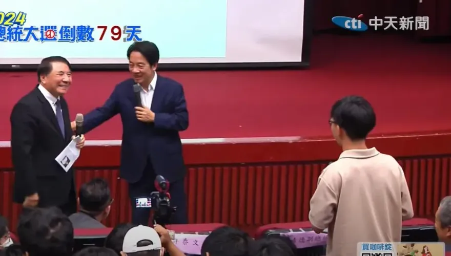 影/海大學生砲轟「得過且過」校長竟2度打斷！賴清德緩頰完「變臉」：我這樣才是負責任