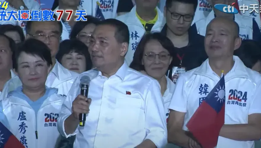 要客機不要戰機！侯友宜大造勢數萬人擠爆　他喊：翻轉台灣從鳳山開始